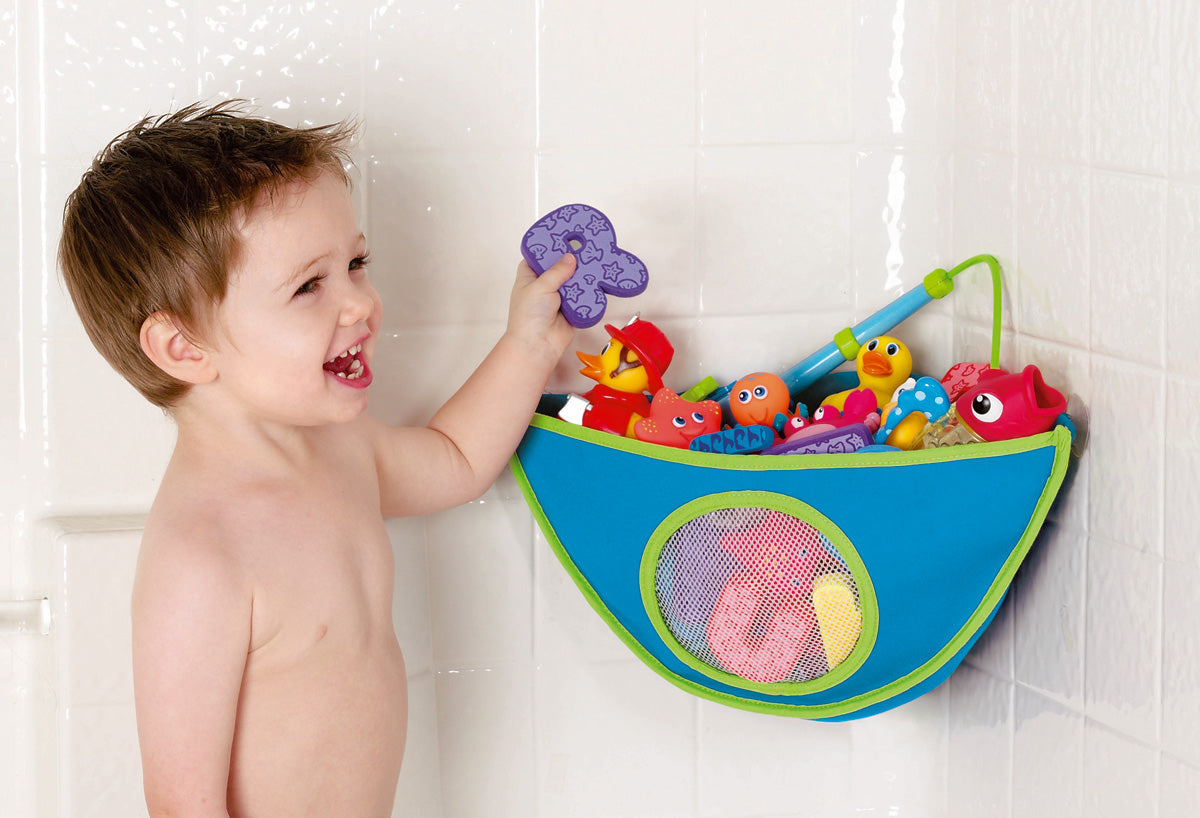 Θήκη Αποθήκευσης Παιχνιδιών Μπάνιου Μπλε