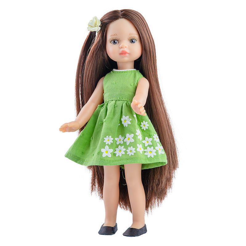 Κούκλα Estela με Πράσινο Φόρεμα