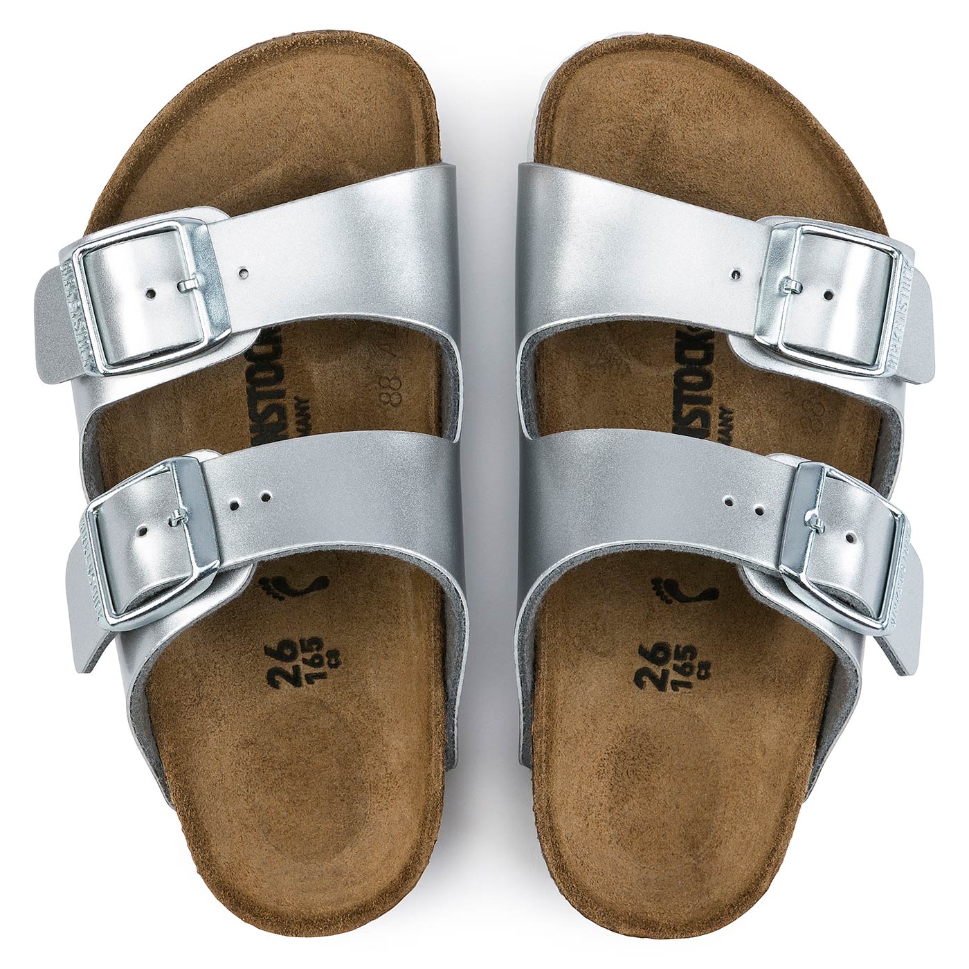 Παιδικό Σανδάλι Arizona Metallic Silver