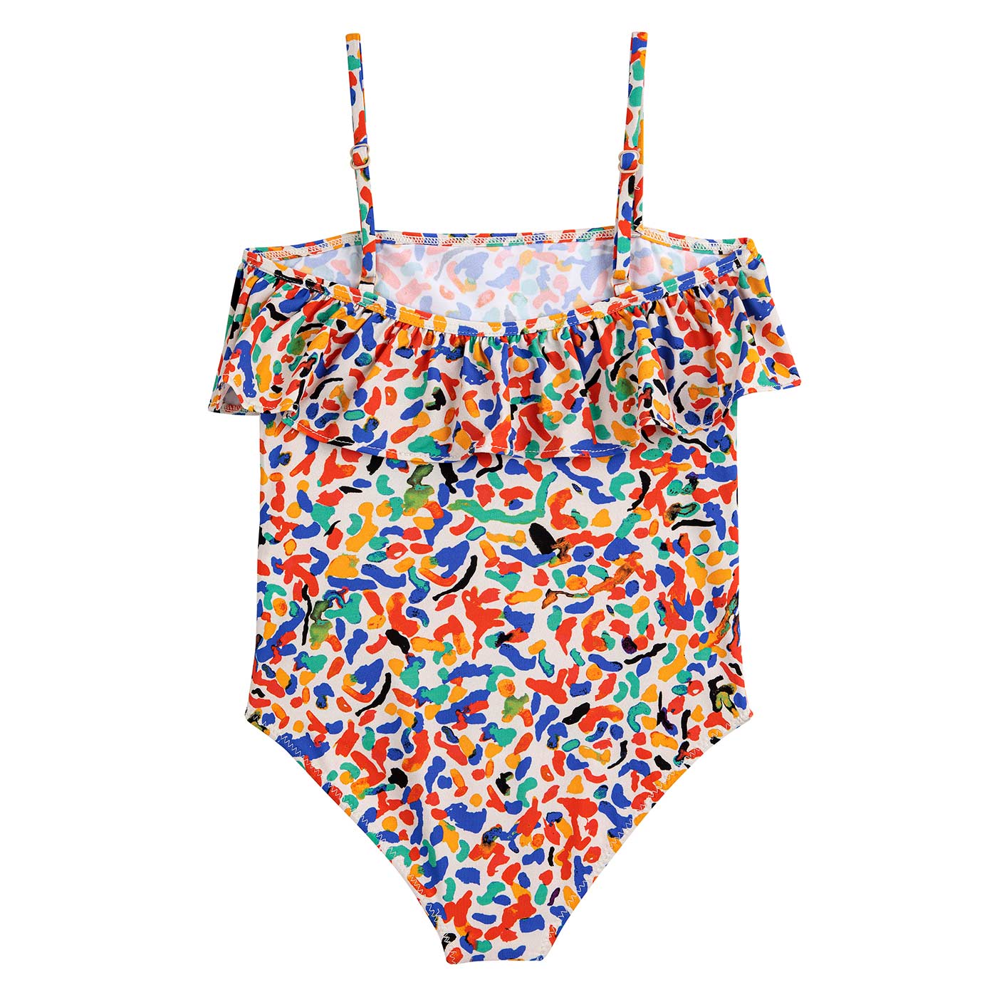 Παιδικό Ολόσωμο Μαγιώ με Φρου-Φρου Confetti