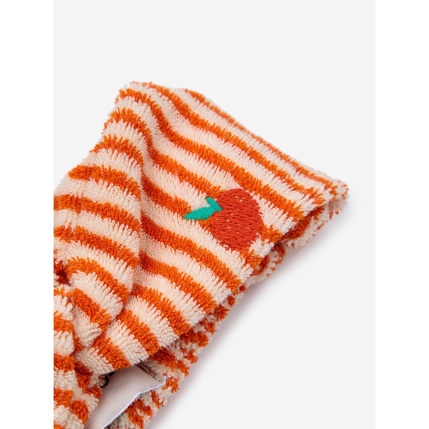 Βρεφική Κορδέλα Μαλλιών Πετσετέ Orange Stripes