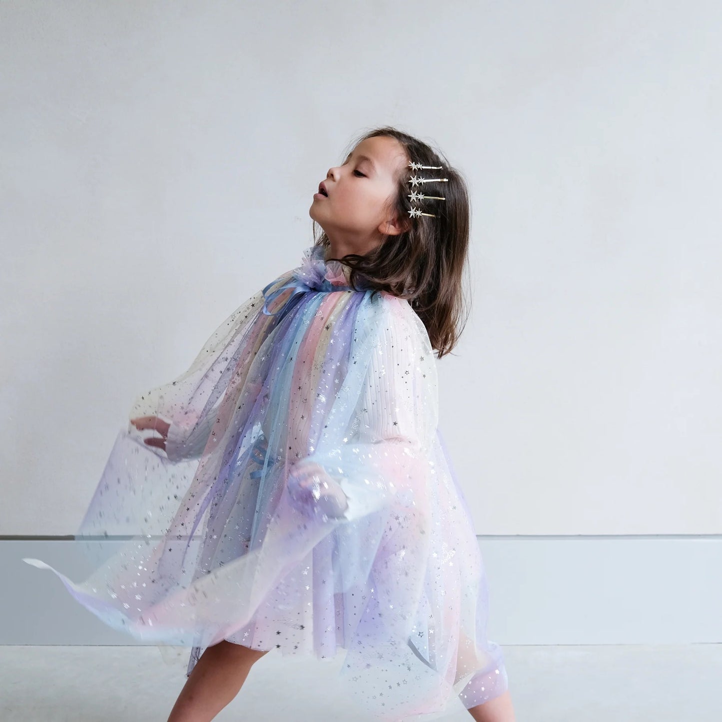 99.ML0134 # Kid's Cape Ombre Rainbow