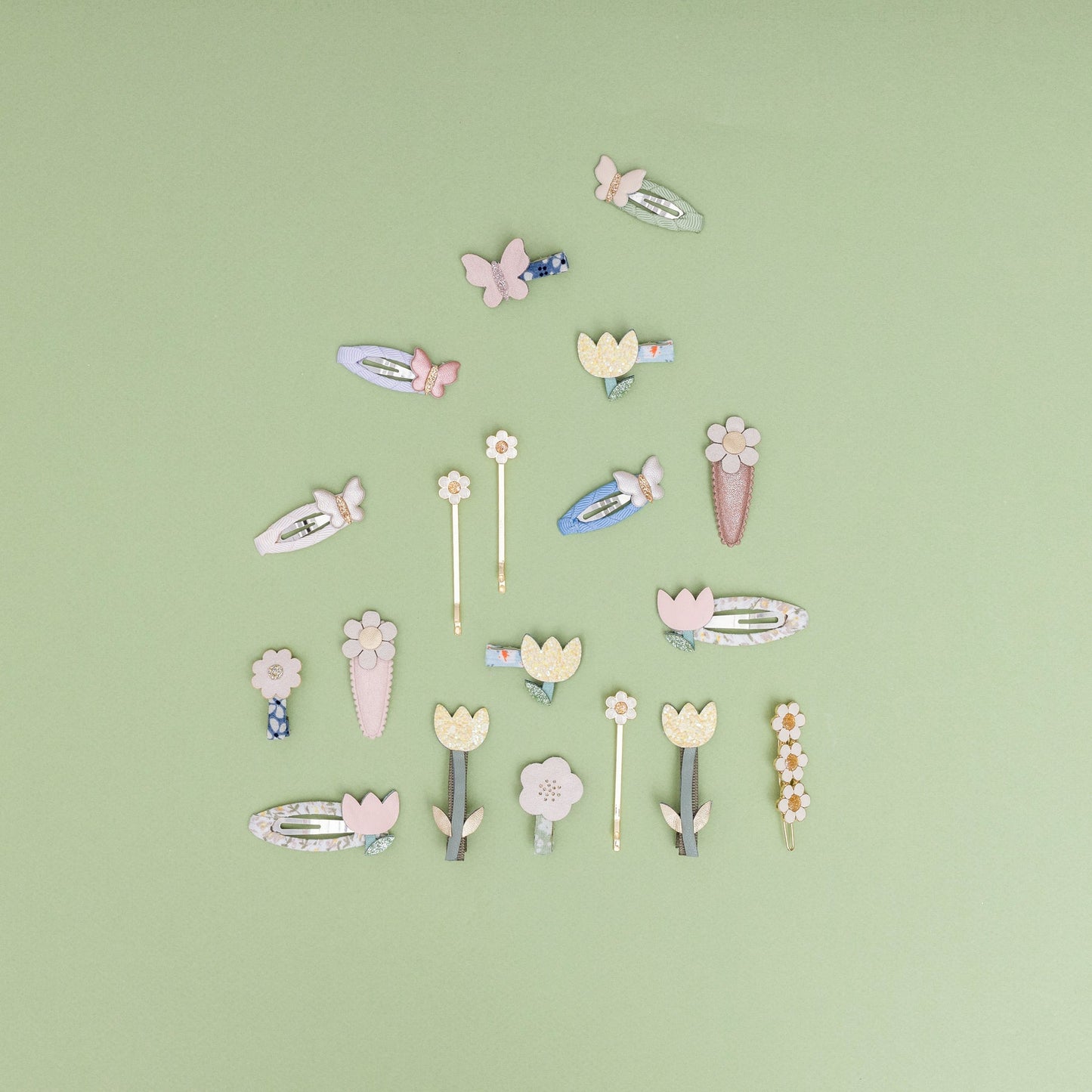 Σετ Παιδικά Κλιπ Μαλλιών Tulip