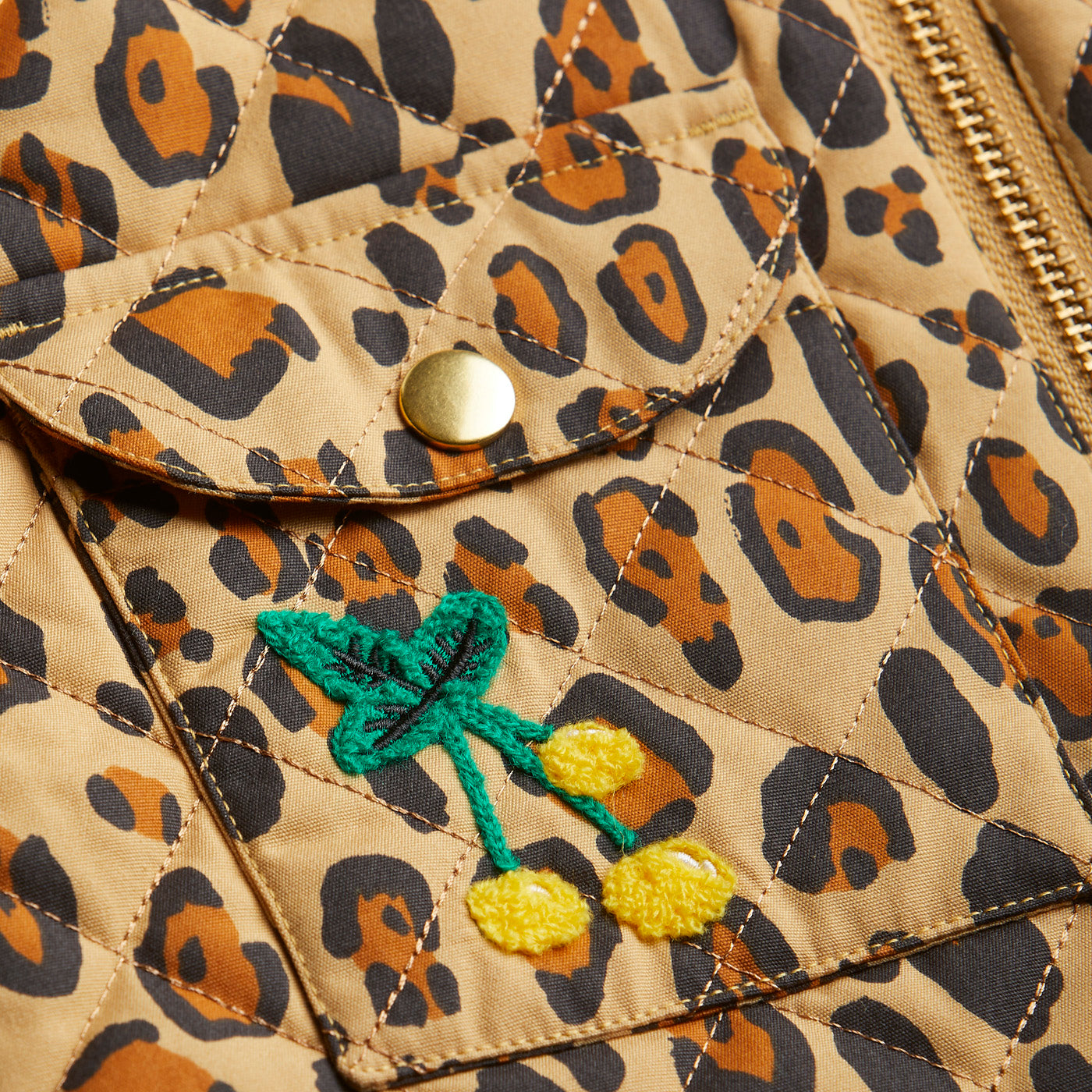 Παιδικό Καπιτονέ Μπουφάν Leopard