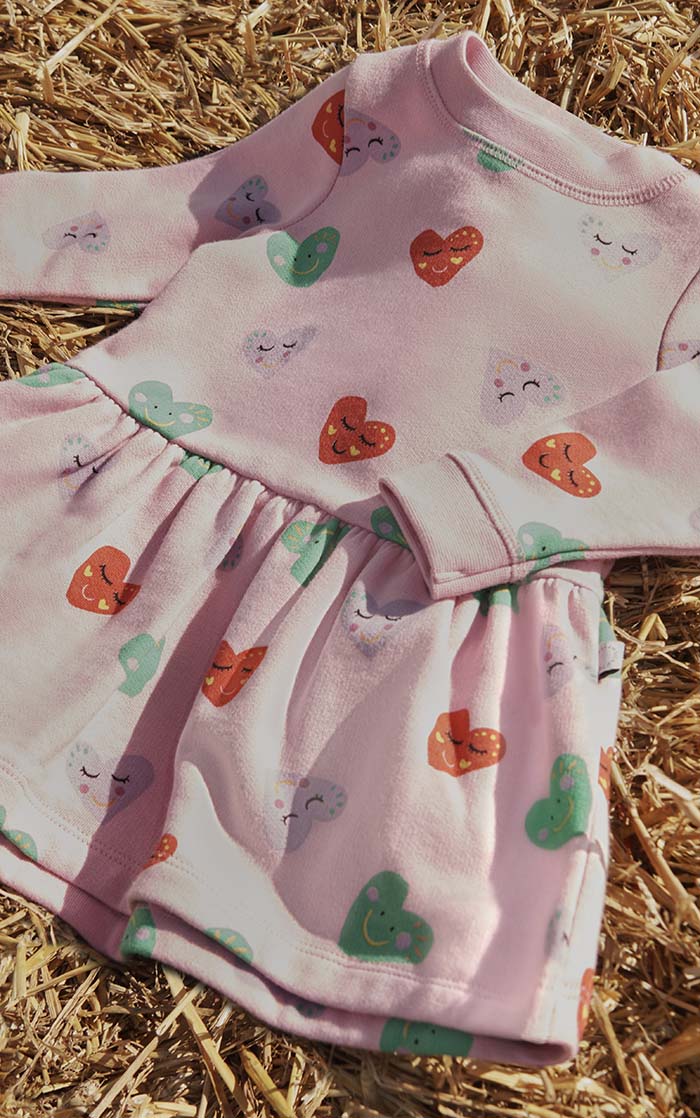 Βρεφικό Φόρεμα Smiling Hearts