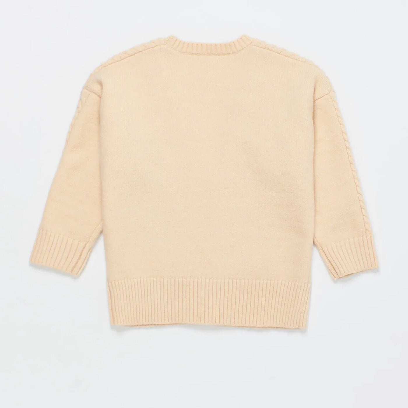 42B.24200005 # Kids Knitted Cardigan Rabbit Off White