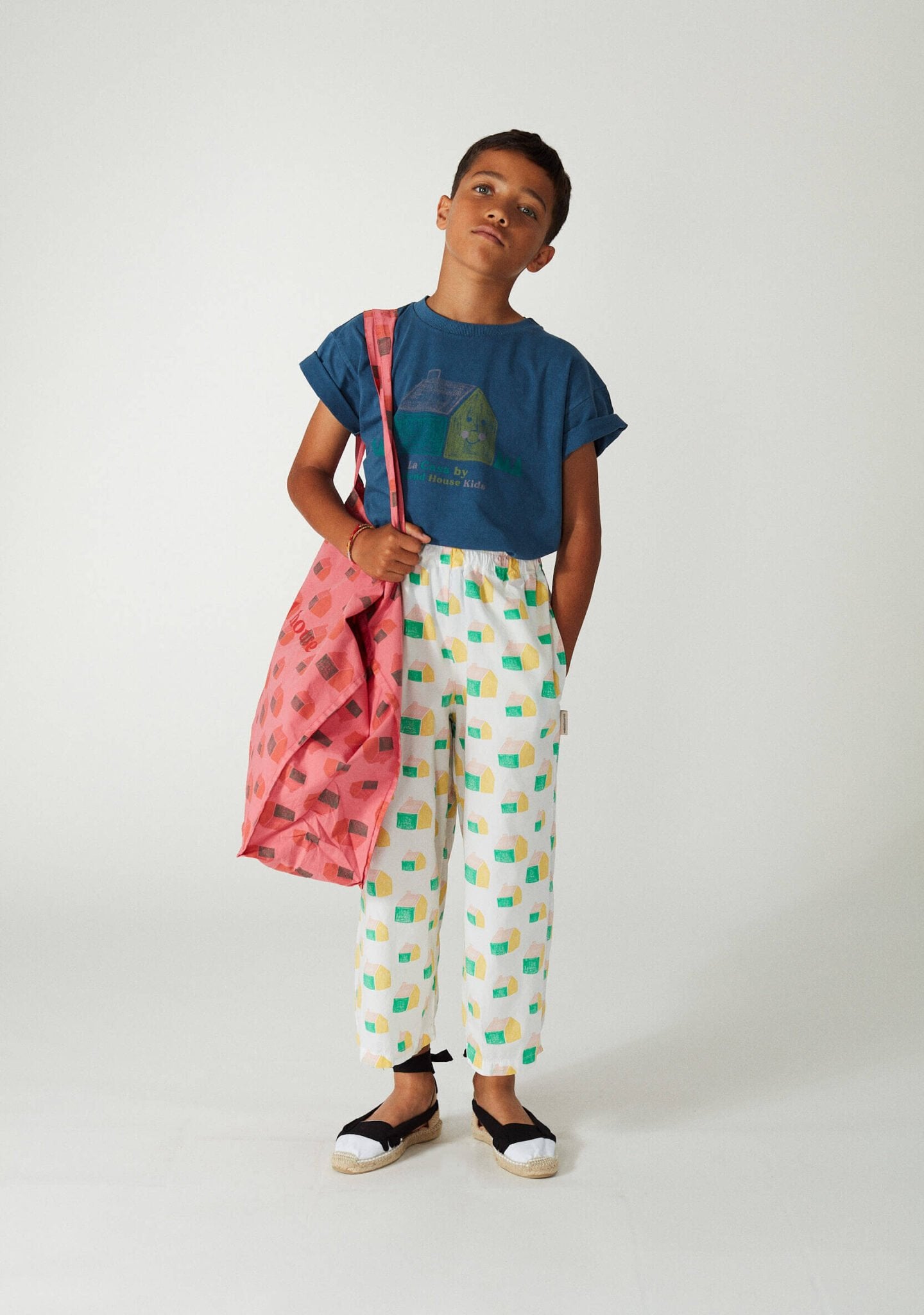 52A.WH25007 # Παιδική Μπλούζα T-Shirt The House Vintage Blue