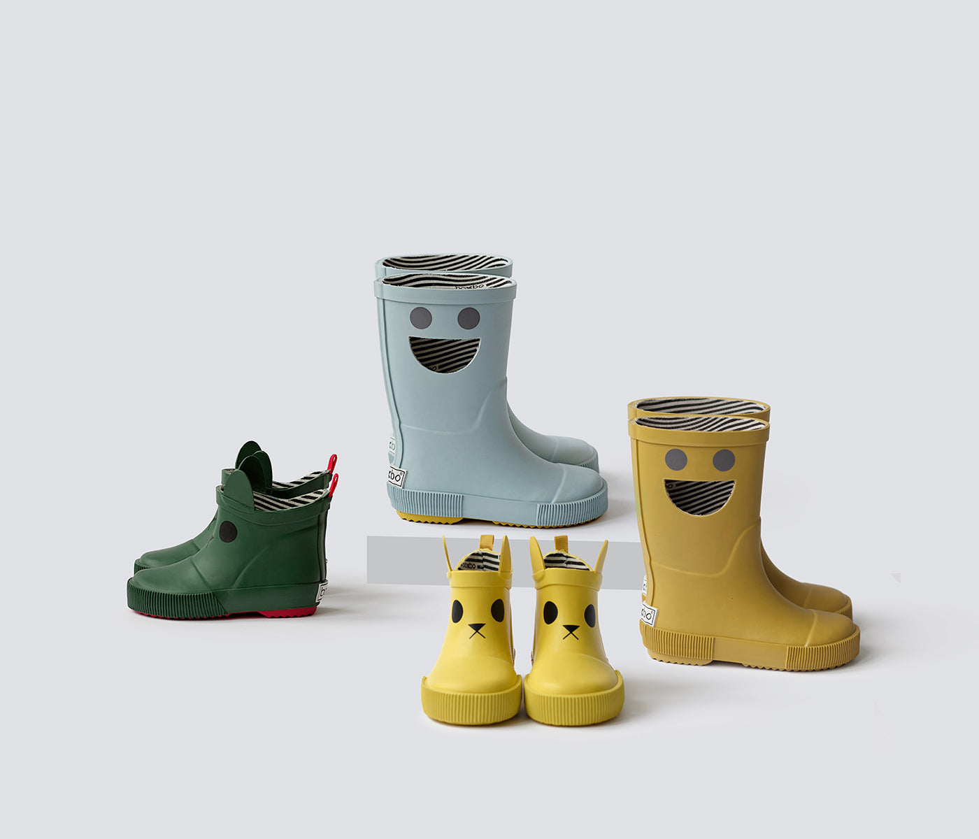 Παιδικές Γαλότσες Wistiti Mustard