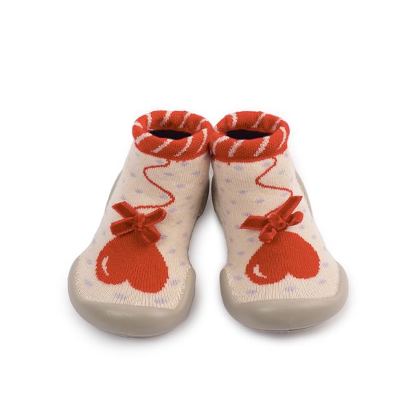 Παιδική Κάλτσα Παντόφλα Ballon Coeur Velvet Bow