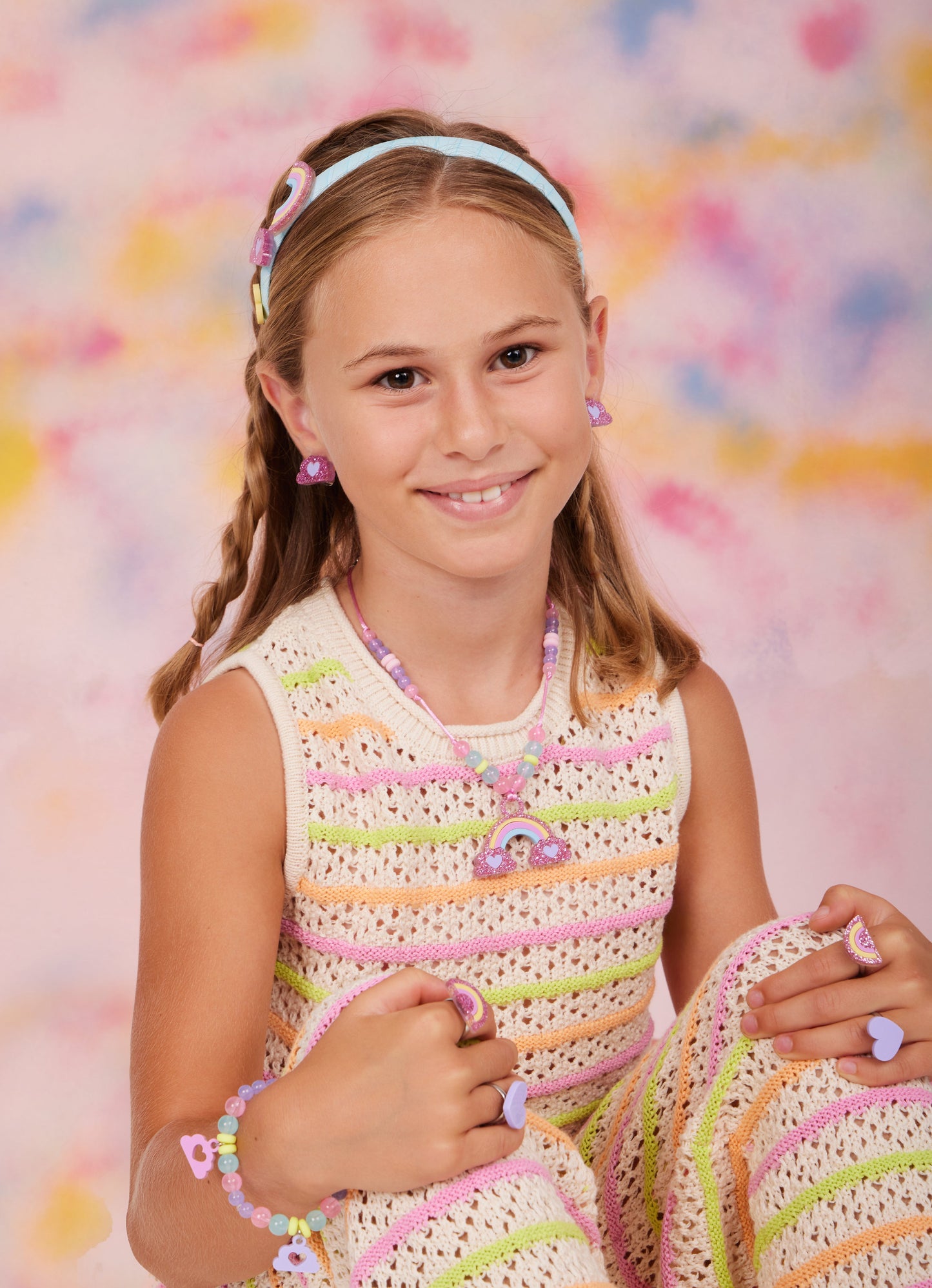 99.EARCLOUDCLIP # Kids Earrings with Clip Cloud