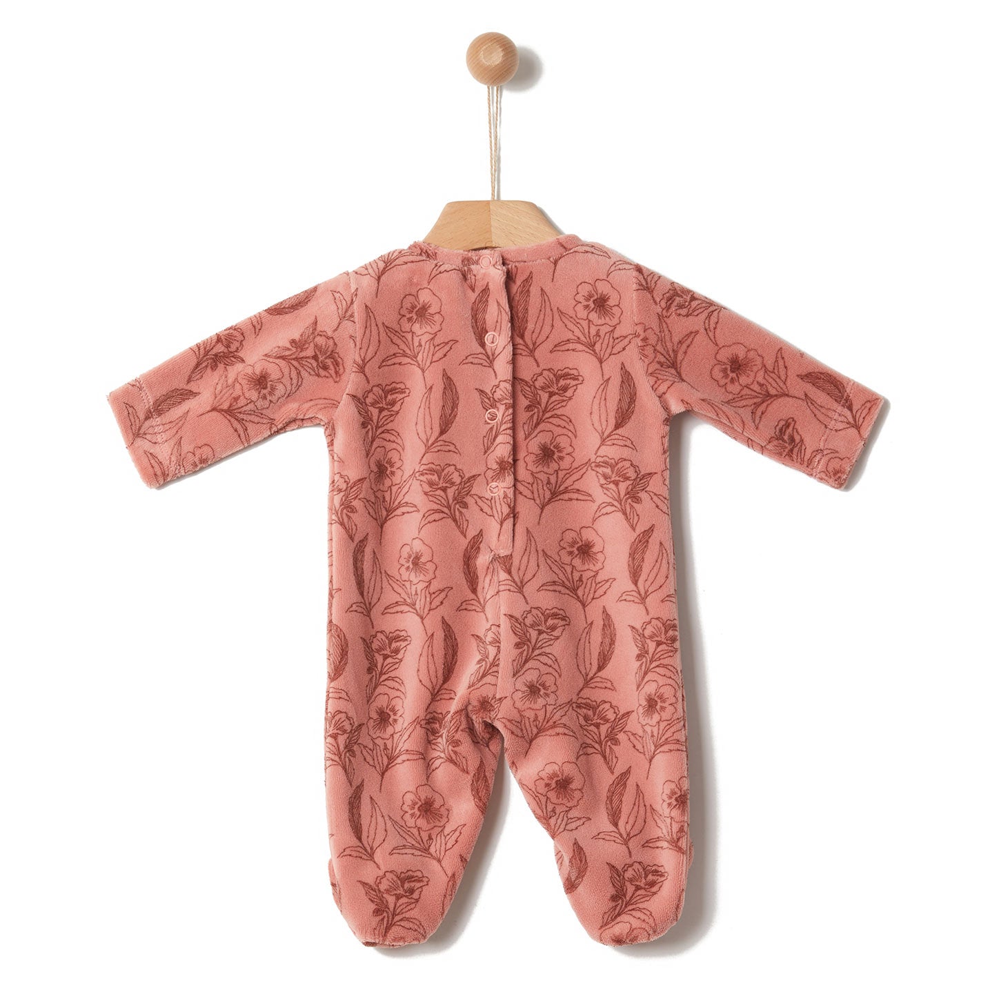 Βρεφικό Βελουτέ Φορμάκι Flowers