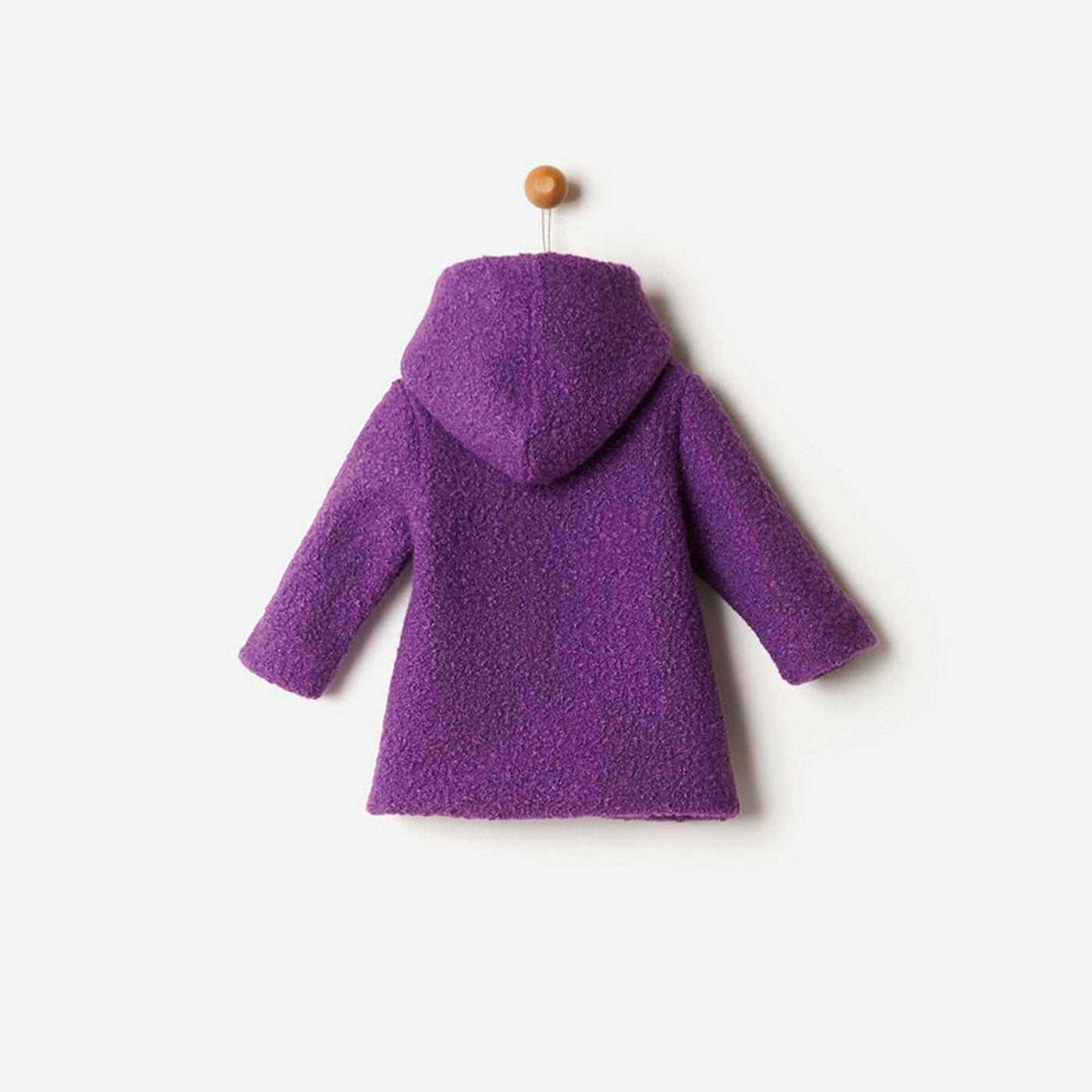 42B.41200138001 # Baby Boucle Coat Purple Passion