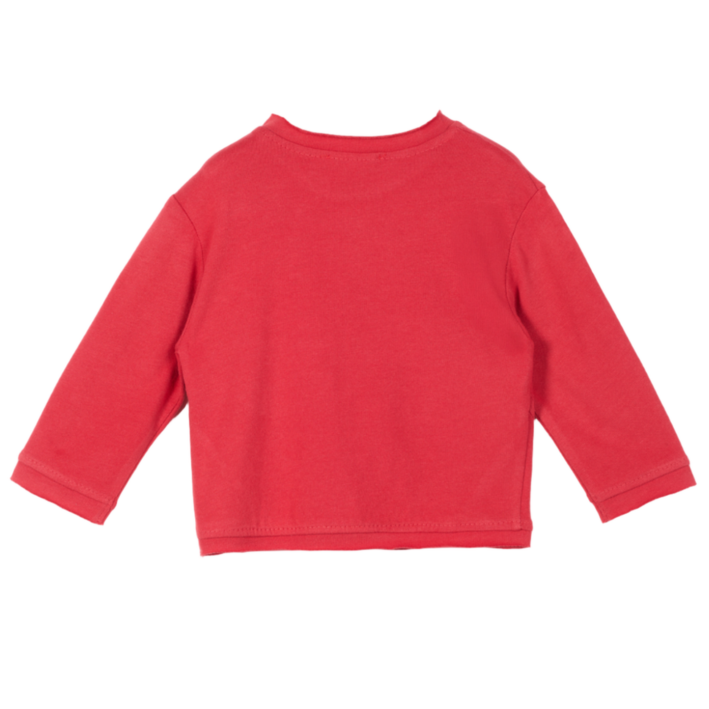 52B.41211222023 # Βρεφική Μακρυμάνικη Μπλούζα Note Red