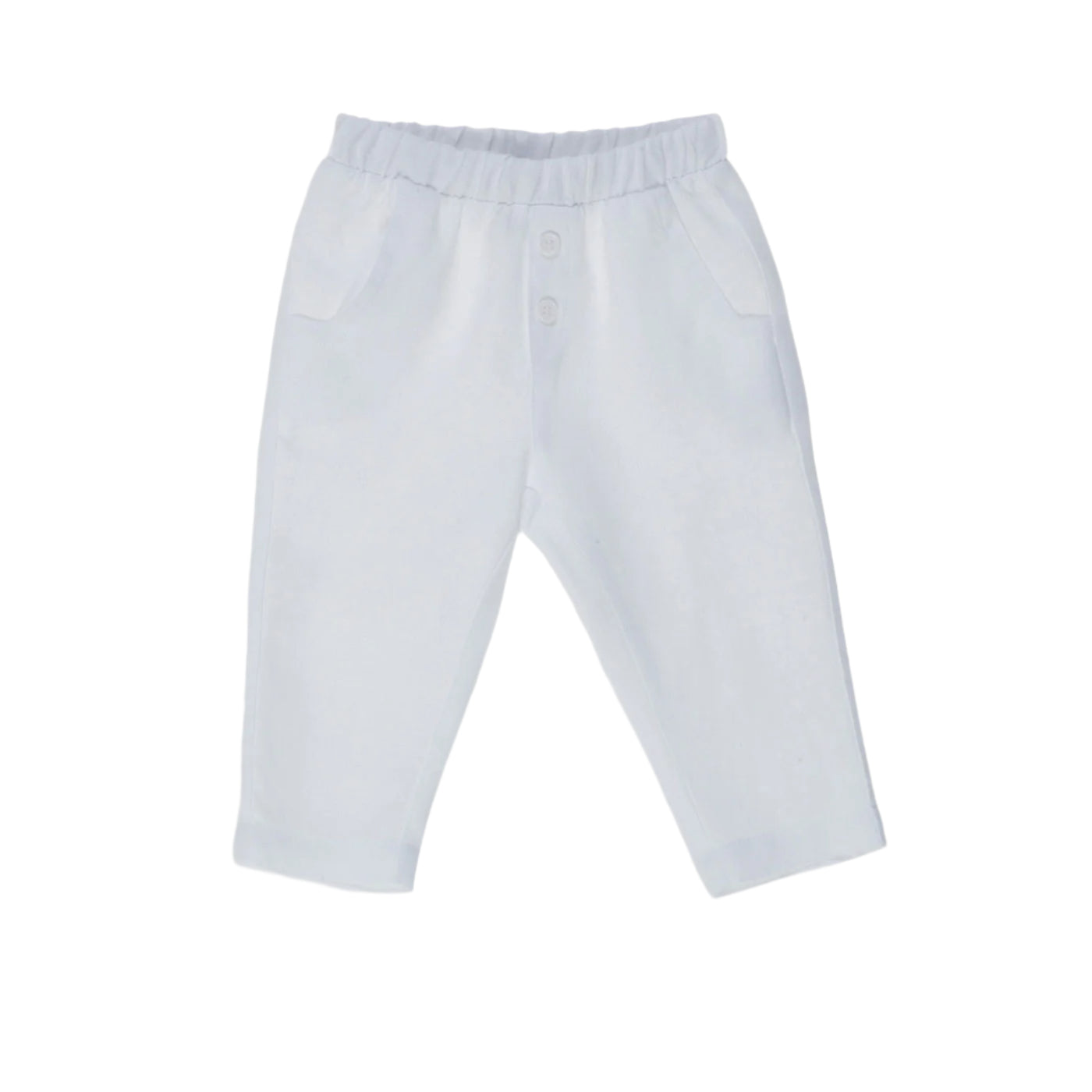 52A.41301101210 # Baby Linen Trousers White