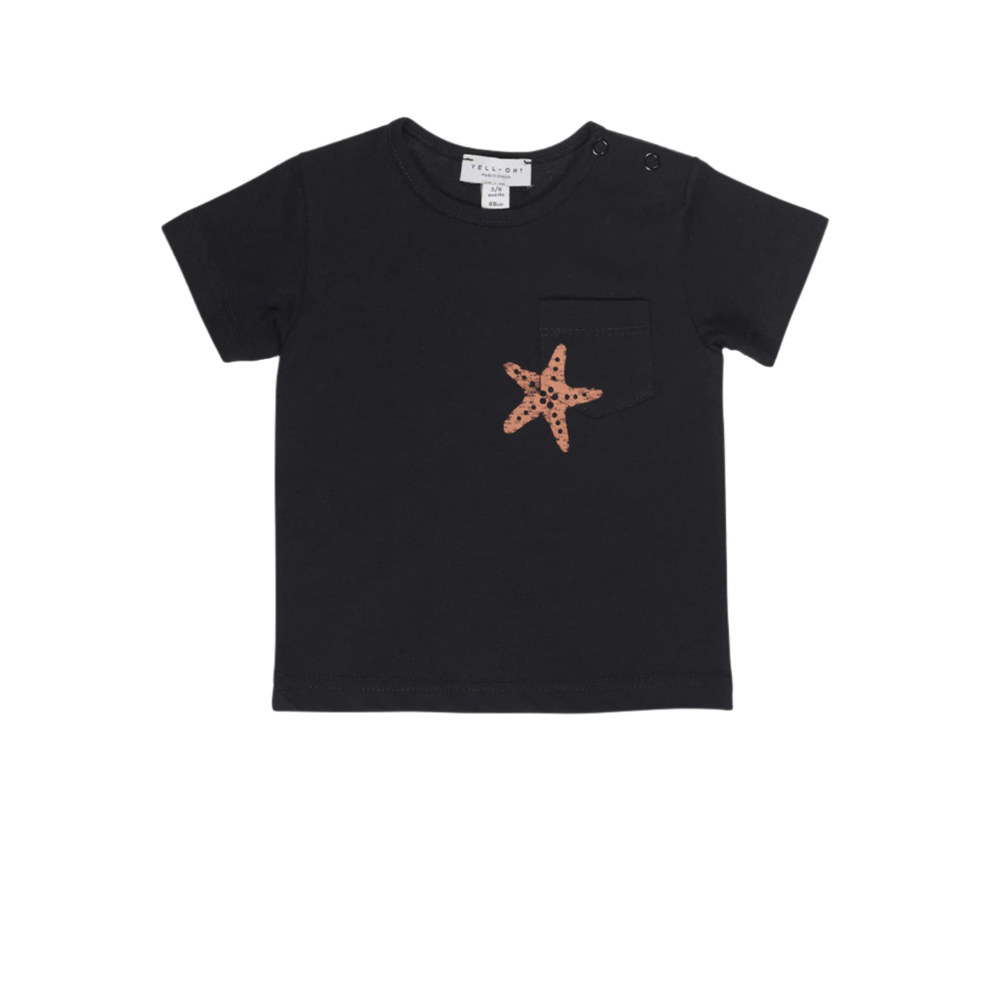 52A.41301221222 # Baby T-Shirt Coral Starfish
