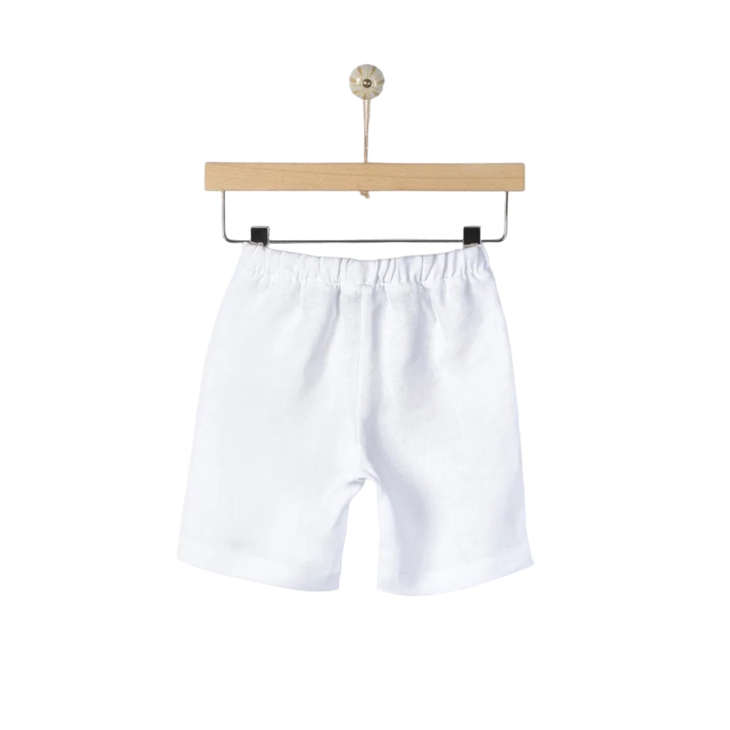 62A.41311104210 # Παιδική Λινή Βερμούδα Hermes White