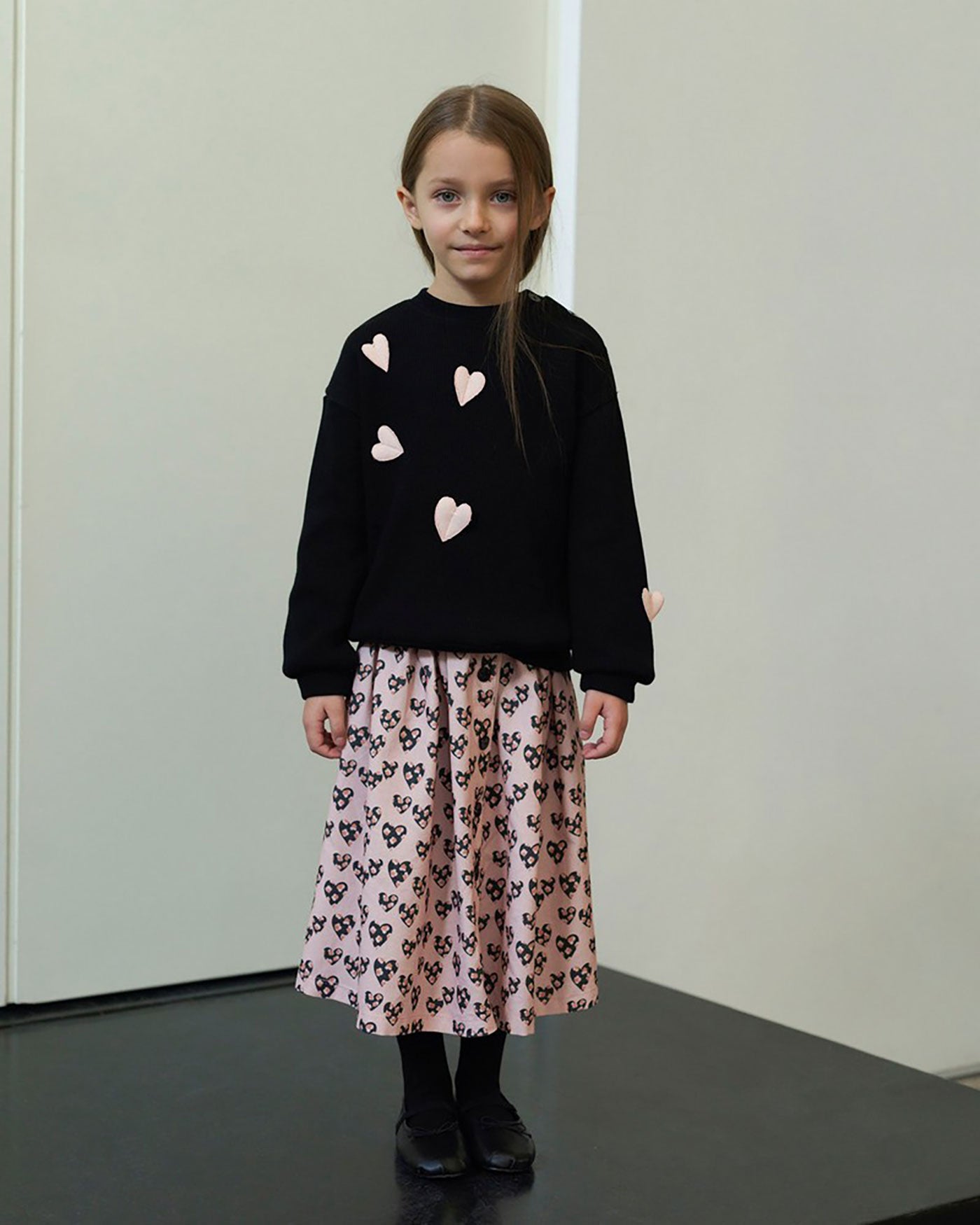 42B.42200244029 # Παιδική Κοτλέ Φούστα Hearts