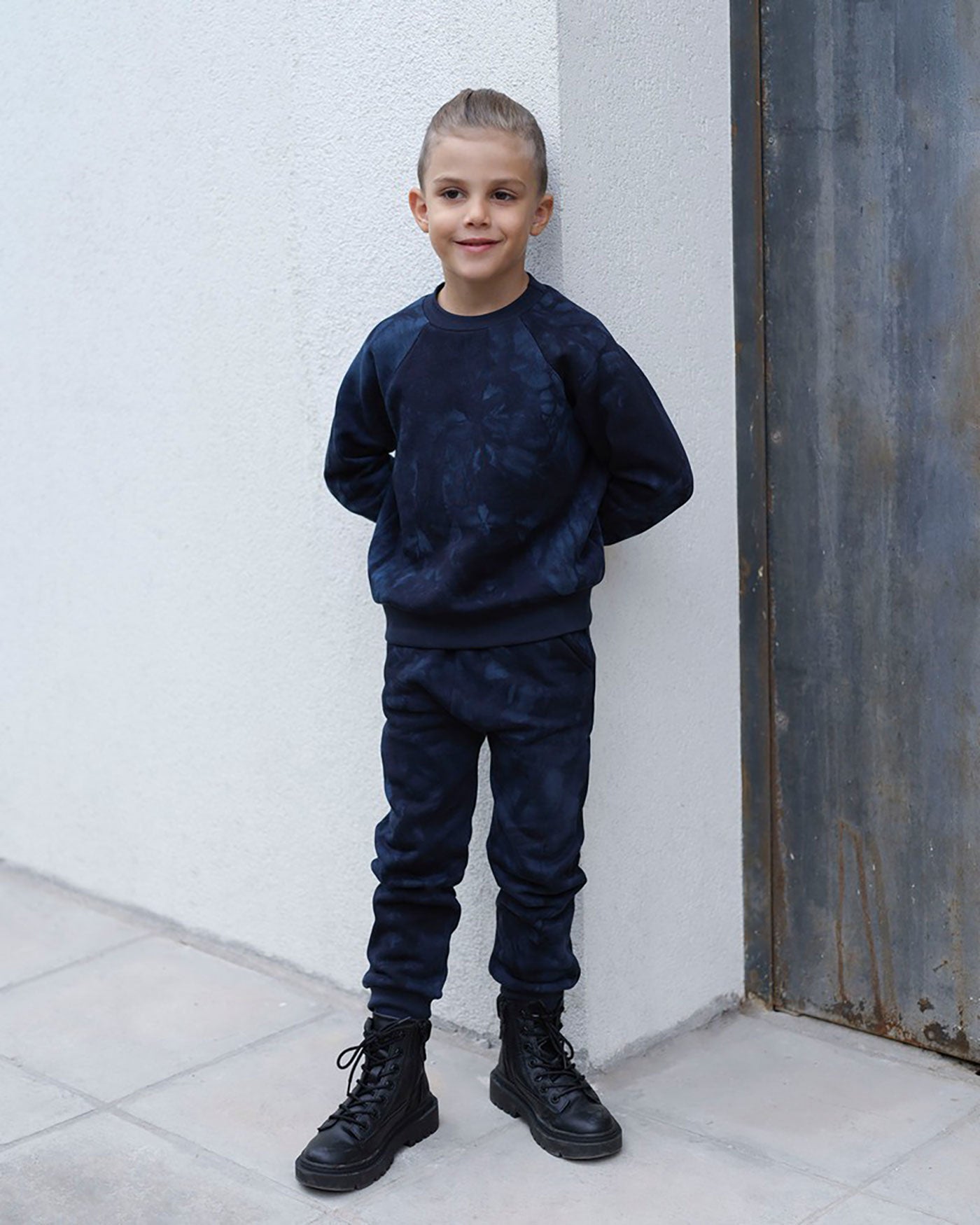 42B.42201110051 # Παιδική Μπλούζα Φούτερ Batik Dark Denim