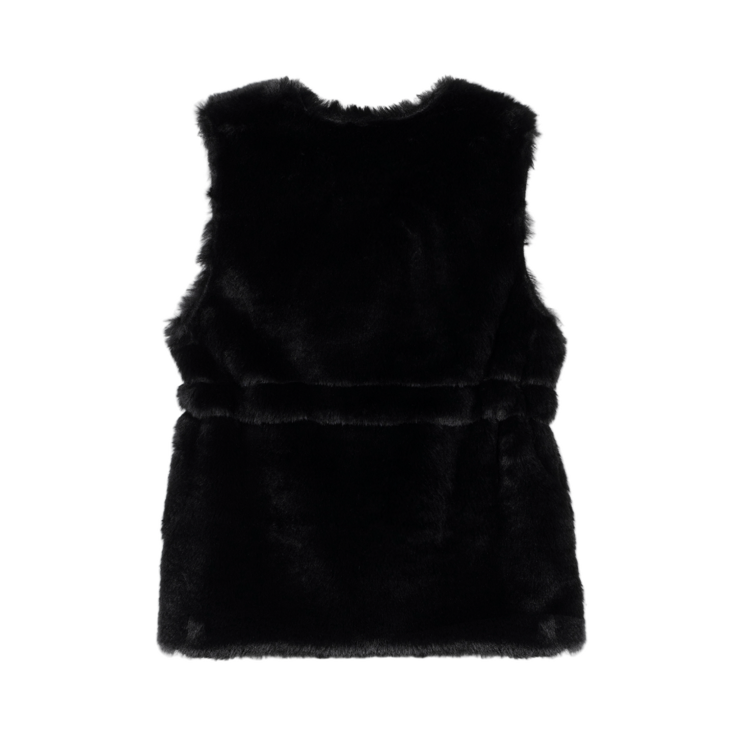 52B.42210362002 # Παιδικό Γούνινο Γιλέκο Black