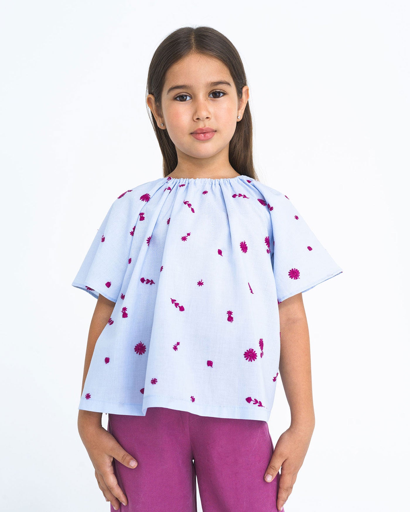 52A.42300220065 # Kids Short Sleeve Top Skyway