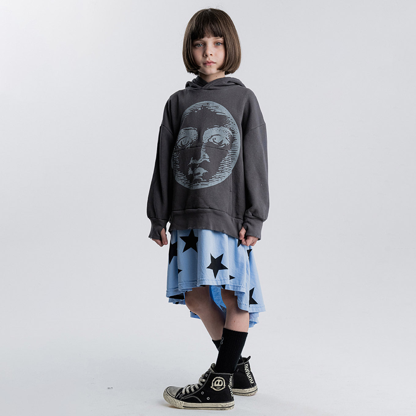 Παιδικό Φούτερ Moon Inked Graphite