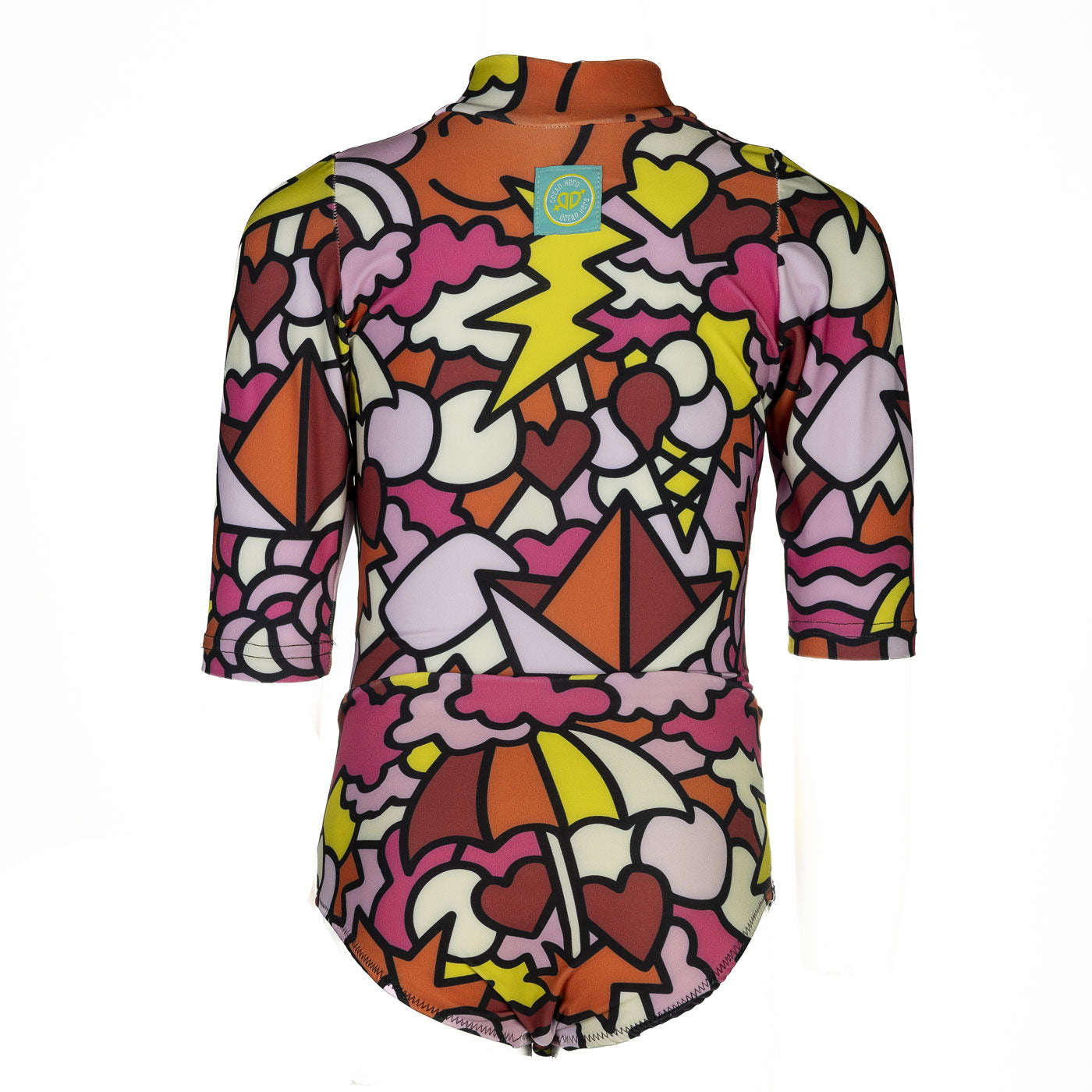 52A.CIRCE_SUNGIRL # Kids Long Sleeve Swimsuit Circe Sungirl