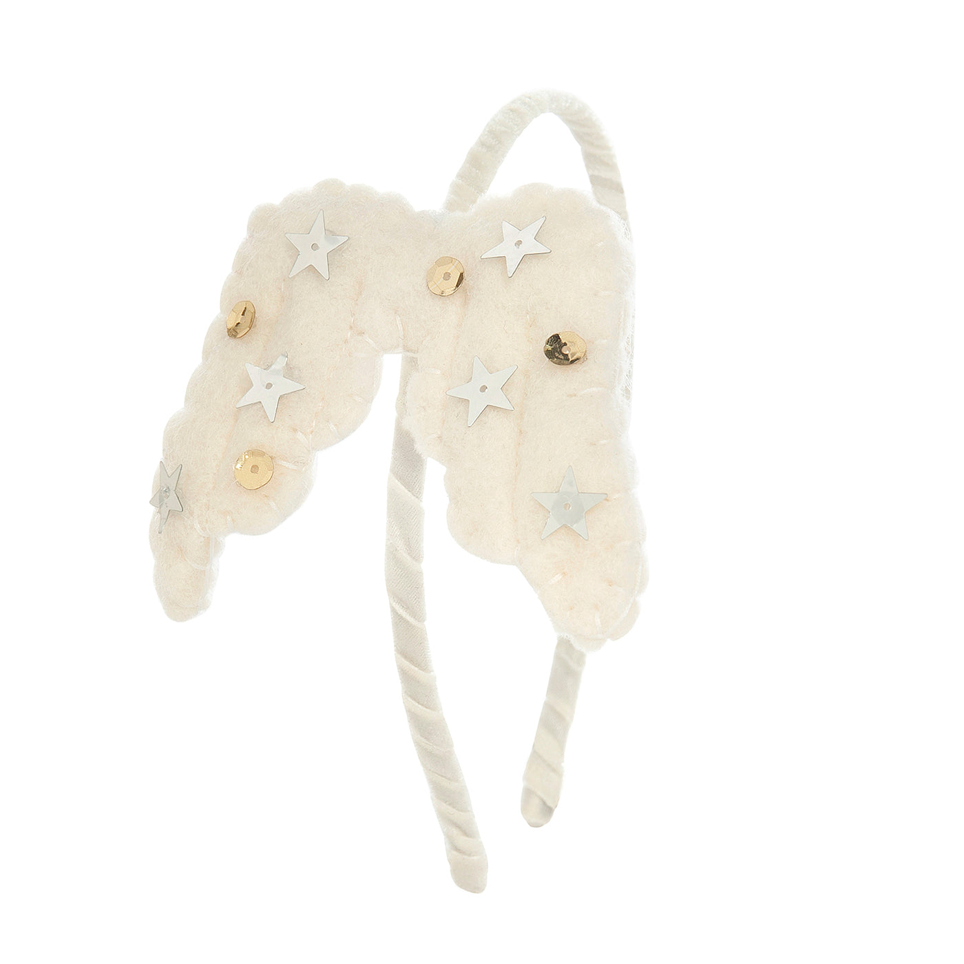 52B.xmas-head-wings-ivory # Παιδική Στέκα Μαλλιών Felt Angel Wings Ivory