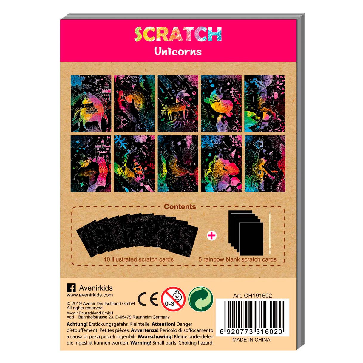 Μίνι Scratch Book - Unicorns