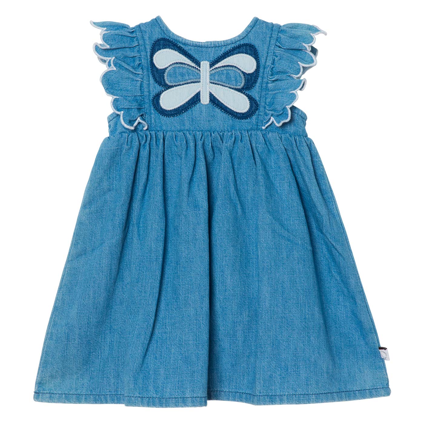 Βρεφικό Denim Φόρεμα Butterfly
