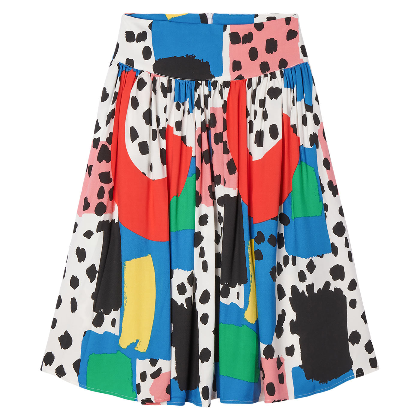 Παιδική Midi Φούστα Color Block Dalmatian