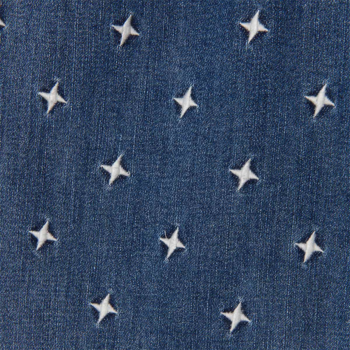 Παιδικό Παντελόνι Τζιν με Κεντημένα Αστέρια