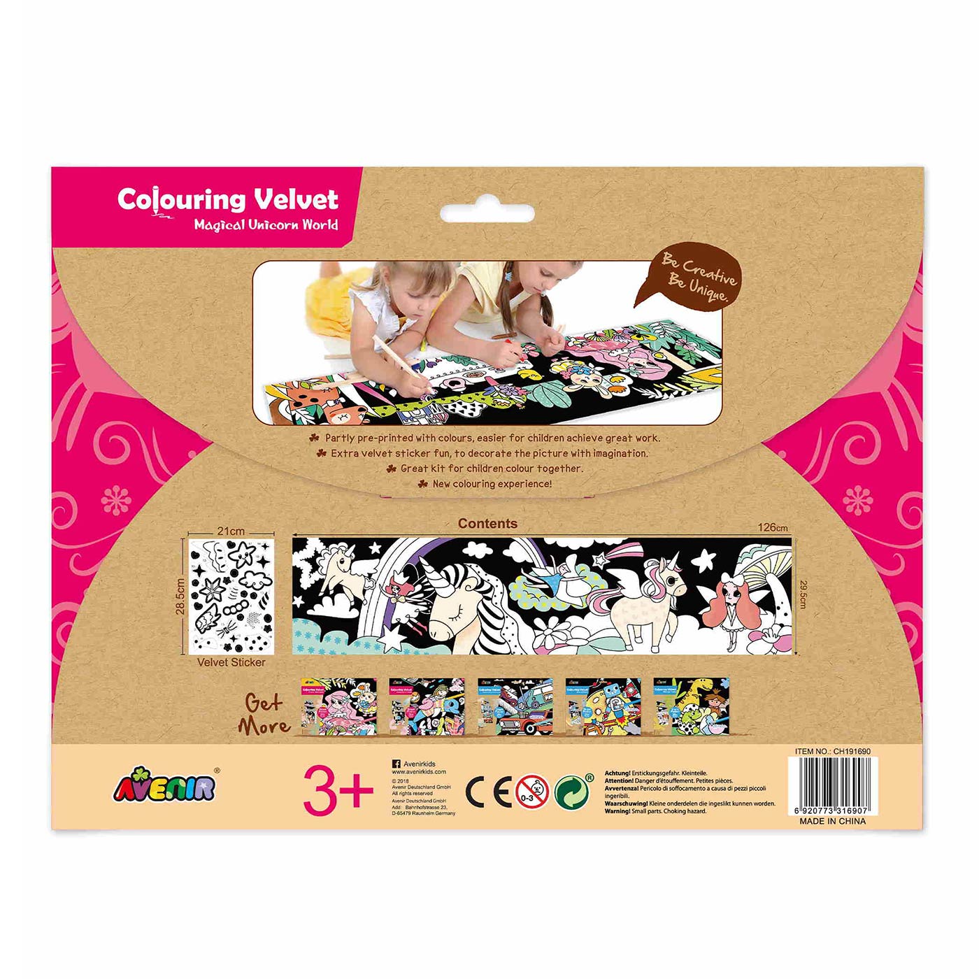 Colour-in Αφίσα - Unicorn