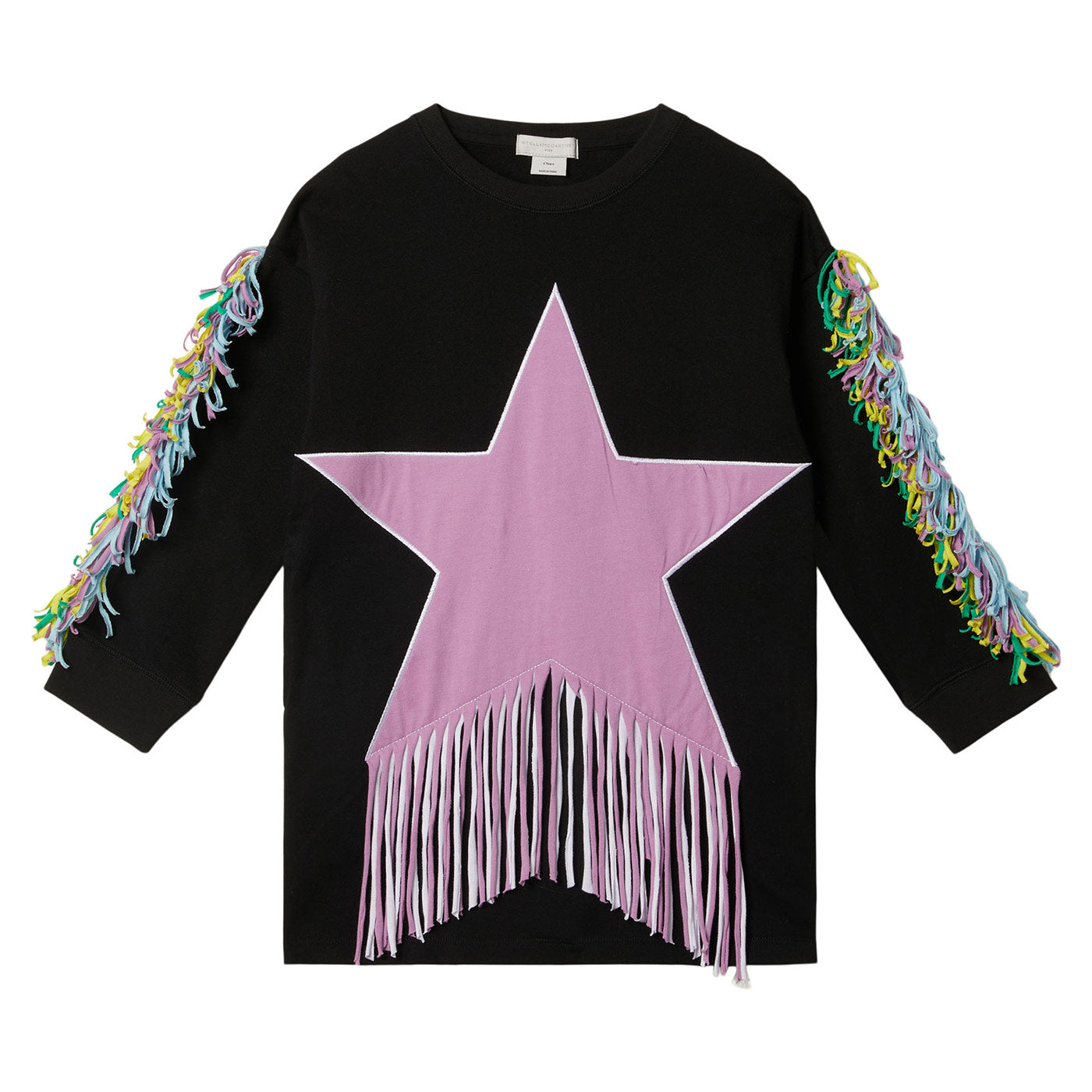 Παιδικό Φόρεμα Φούτερ με Κρόσια Star Patch