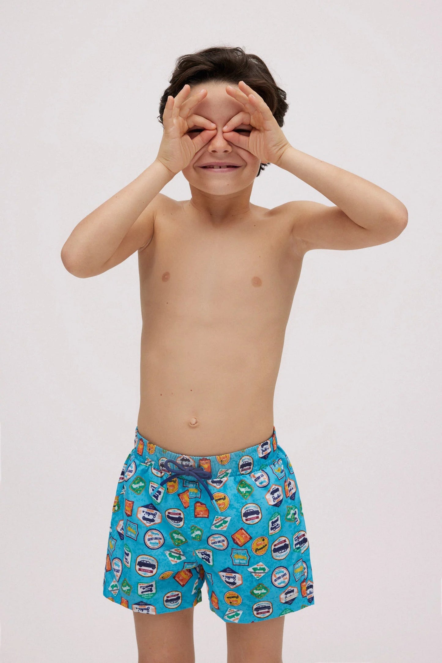 52A.Y93055 # Kids Swimshorts Badge Prints