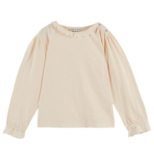Παιδική Μακρυμάνικη Μπλούζα Creme