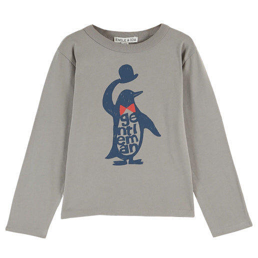 Βρεφική Μακρυμάνικη Μπλούζα Penguin Metal