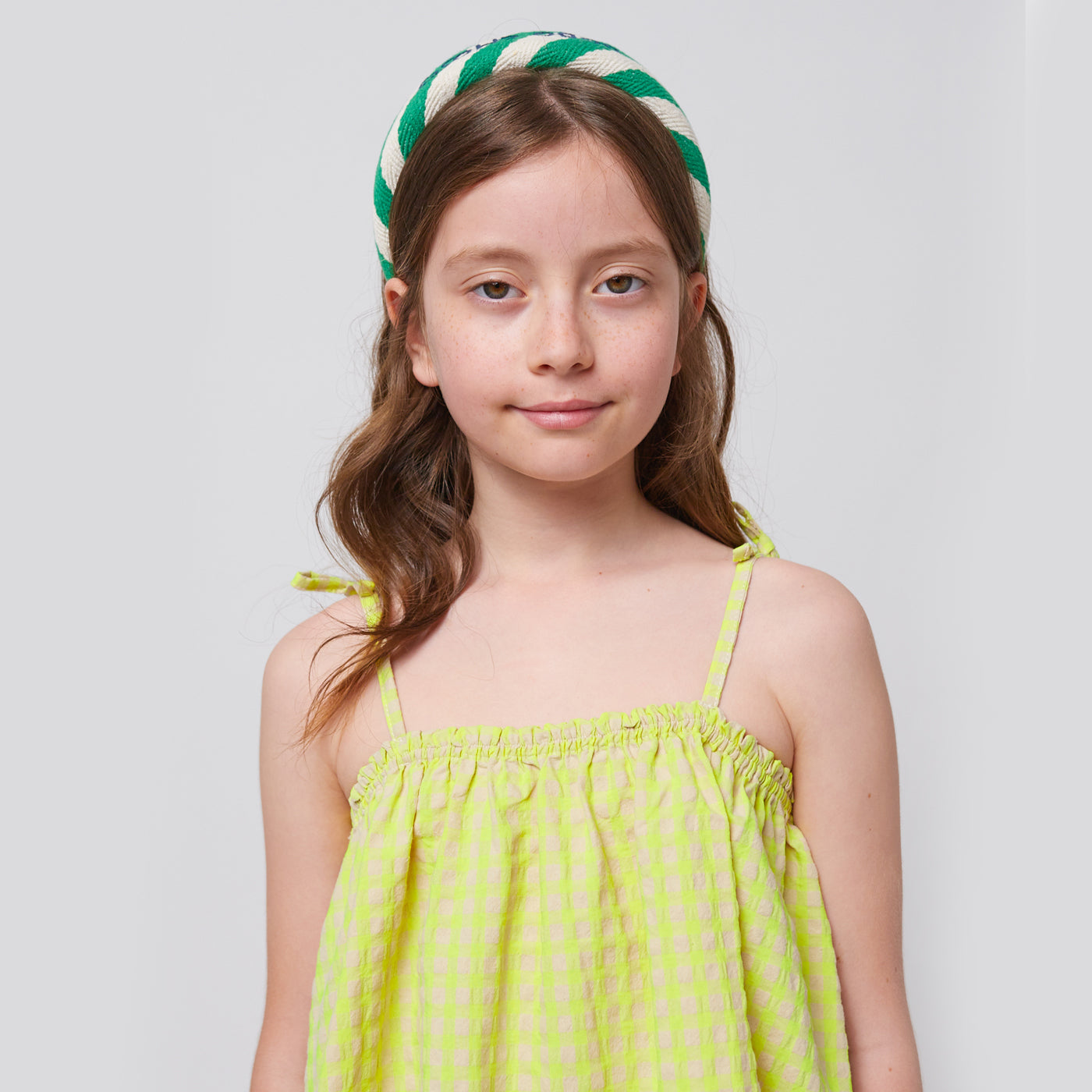 52A.B125AC028_991 # Παιδική Αμάνικη Μπλούζα Vichy Yellow