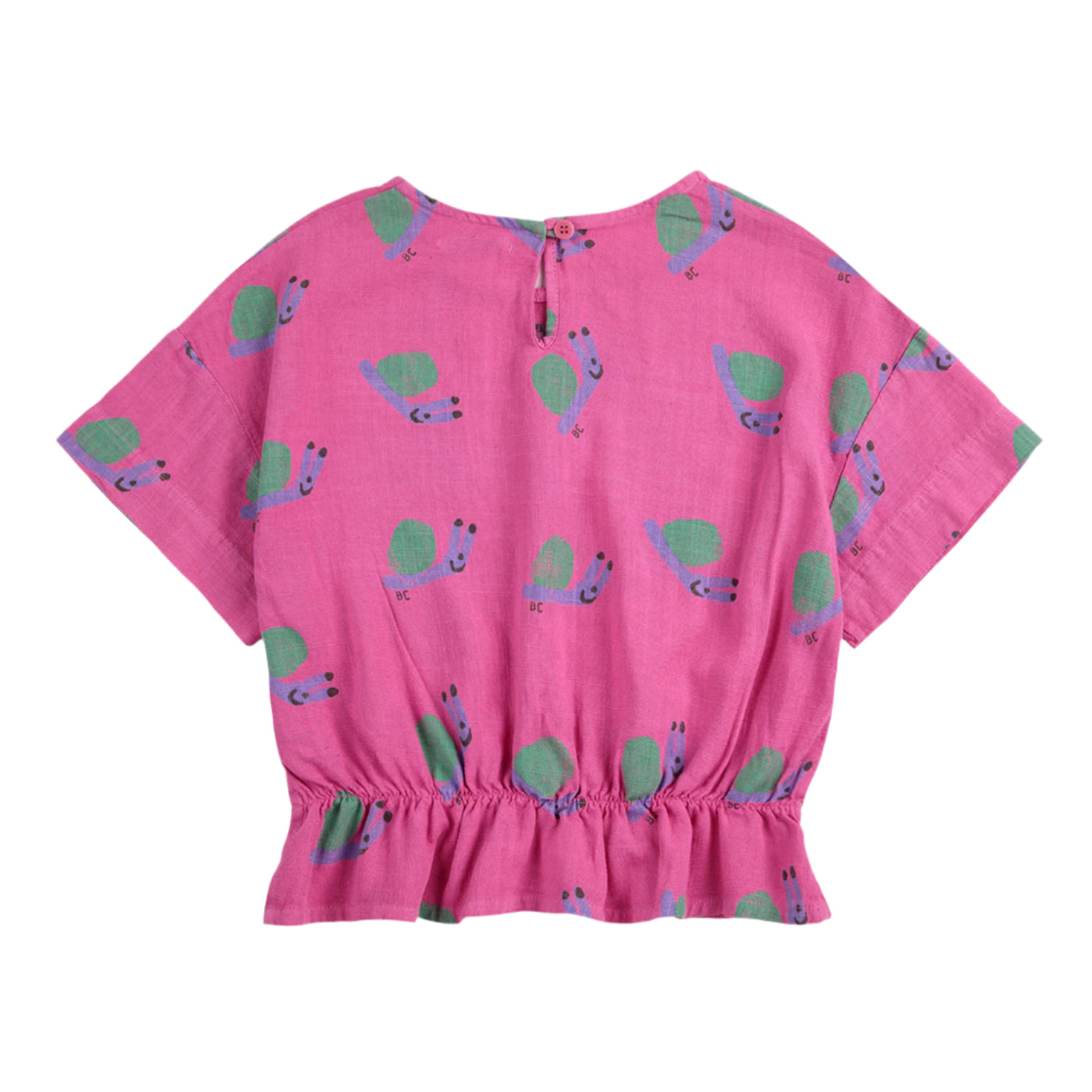 52A.B125AC029_561 # Kids T-shirt Funny Snail Fucshia