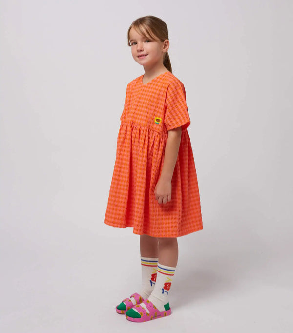 52A.B125AC091_561 # Παιδικό Φόρεμα Vichy Orange