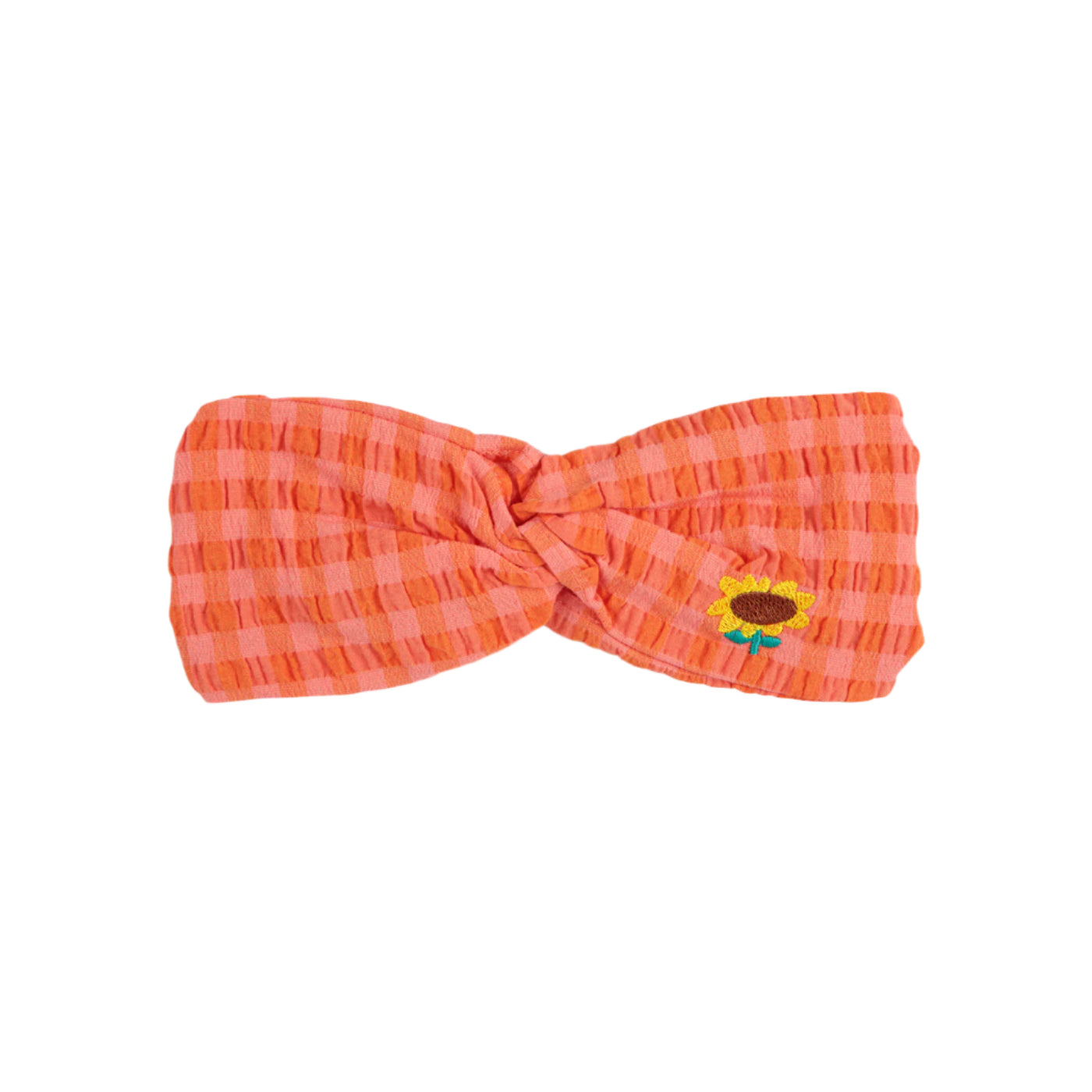 52A.B125AH003_851 # Baby Headband Vichy Sunflower