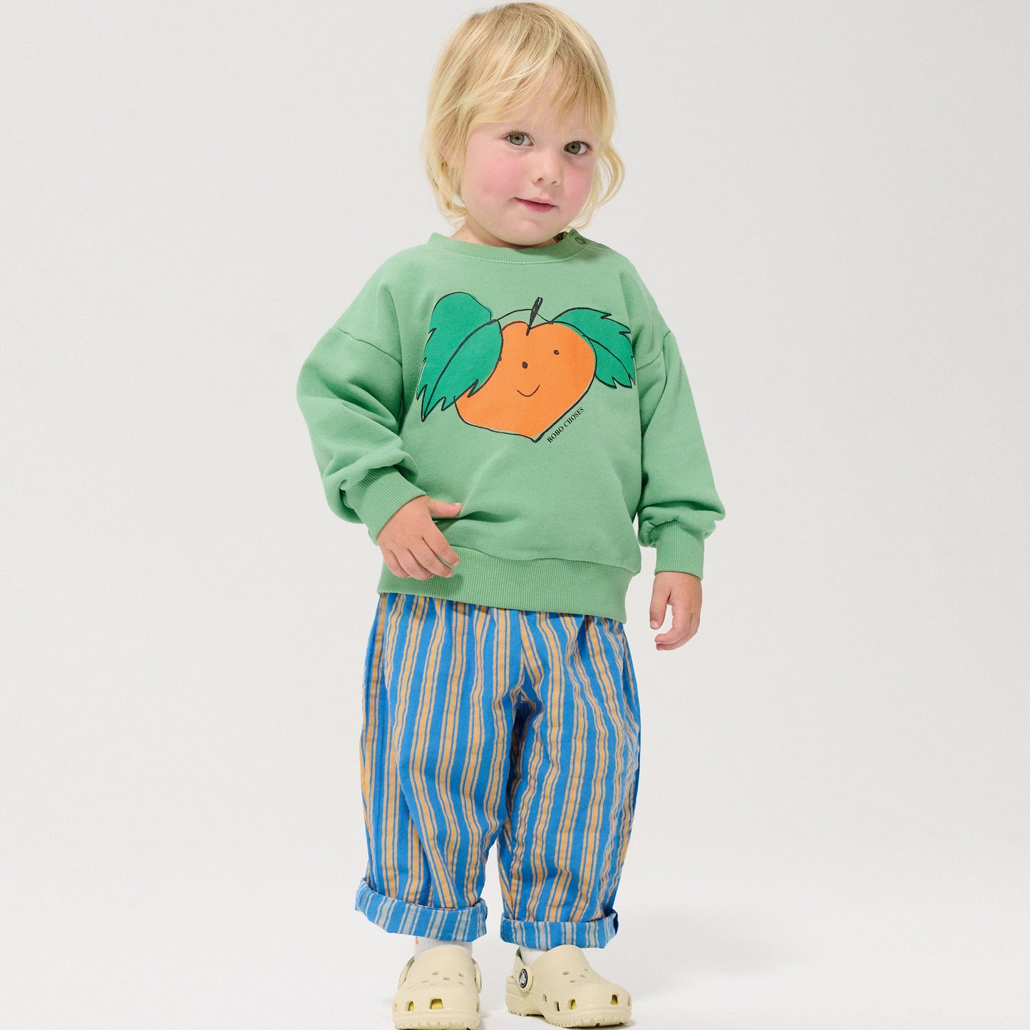 62A.B126AB042_311 # Βρεφική Μπλούζα Φούτερ Tangerine