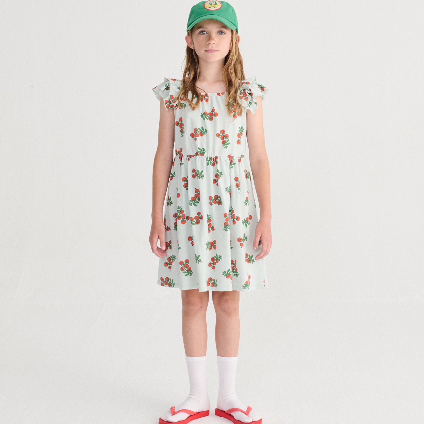 62A.B126AC100_451 # Παιδικό Αμάνικο Φόρεμα Juicy Tomatoes