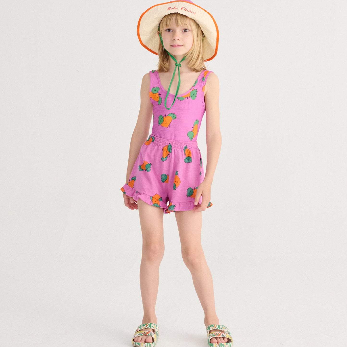 62A.B126AC125_511 # Παιδικό Ολόσωμο Μαγιώ Tangerine