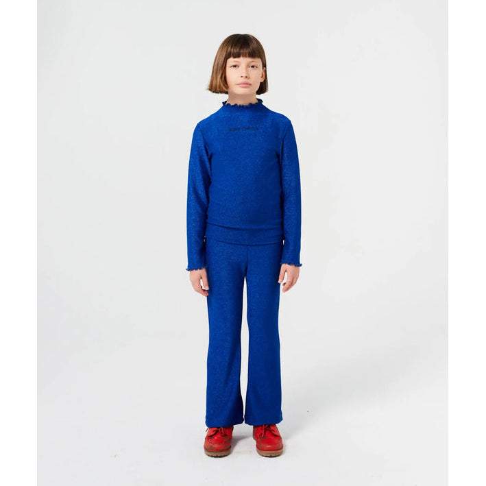 Kids Trousers Navy Blue with Lurex