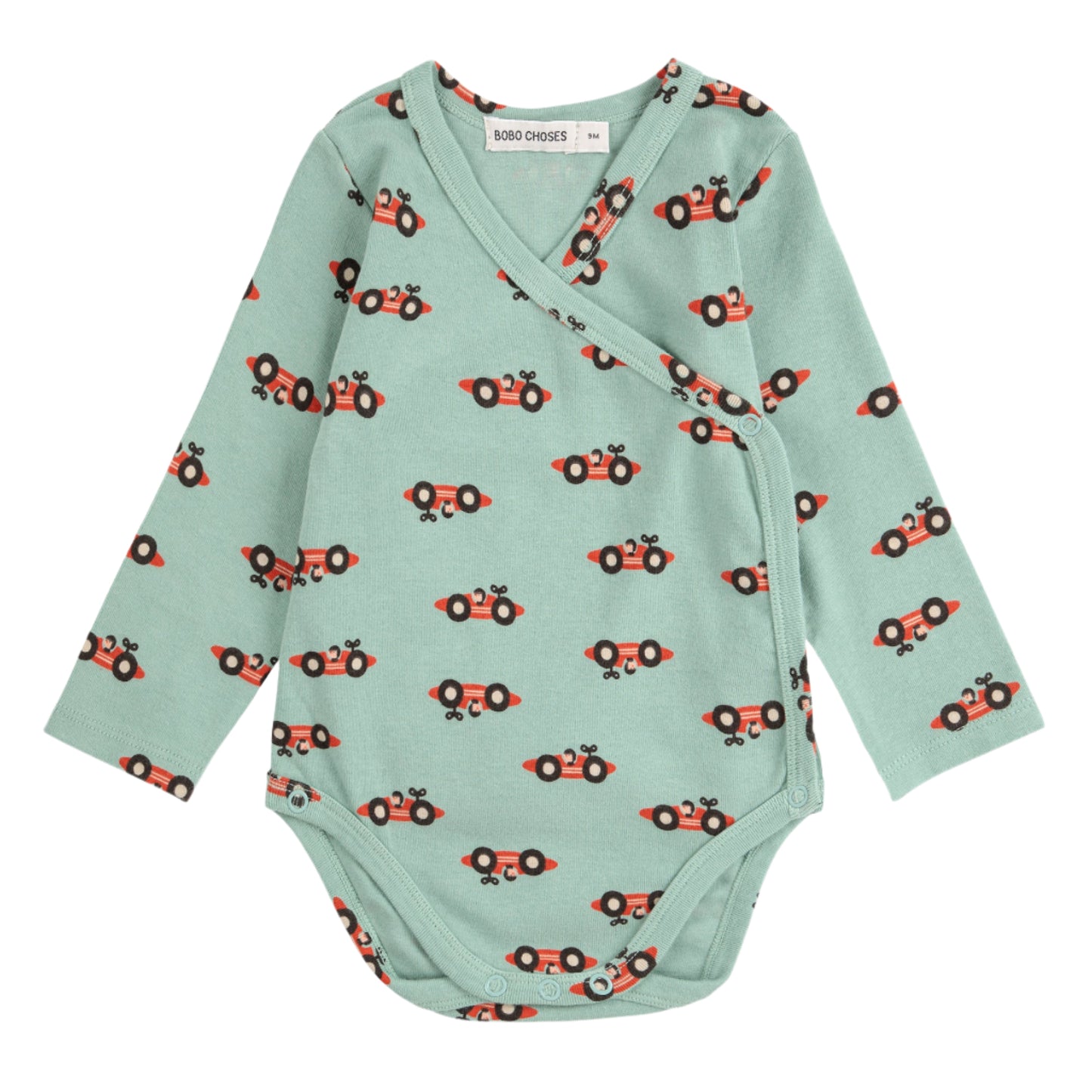 52B.B225AB003_331 # Βρεφικό Μακρυμάνικο Φορμάκι Race Car