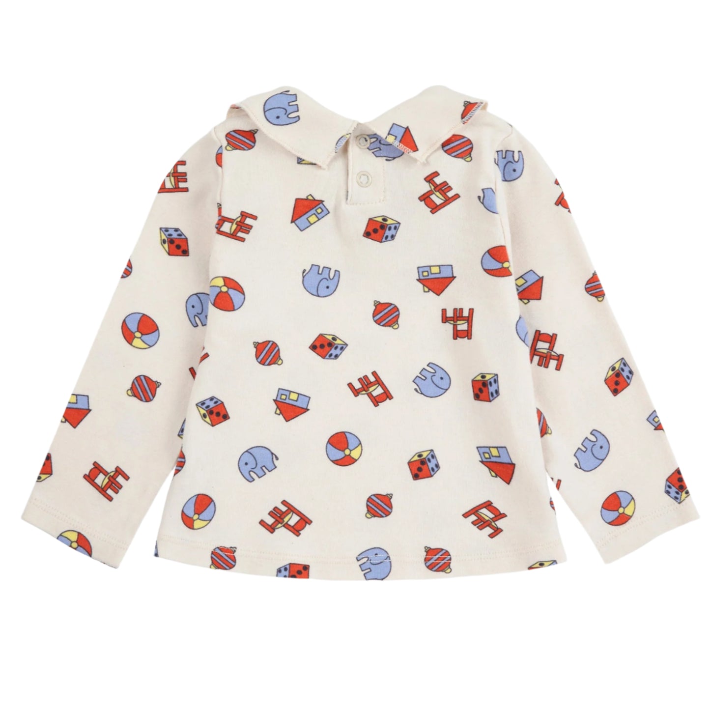 52B.B225AB006_101 # Βρεφική Μακρυμάνικη Μπλούζα Toys All Over