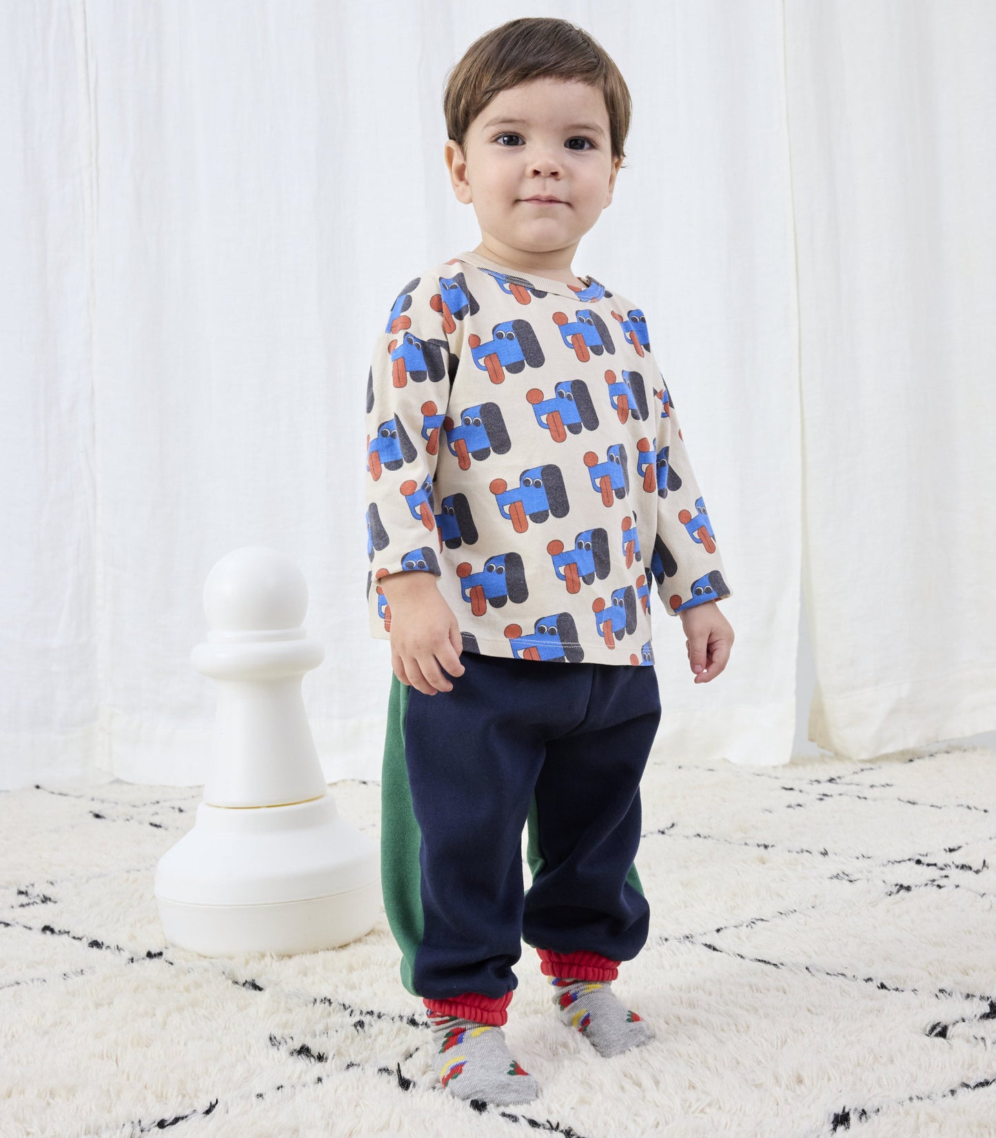 52B.B225AB033_199 # Βρεφική Μακρυμάνικη Μπλούζα Doggy Mate