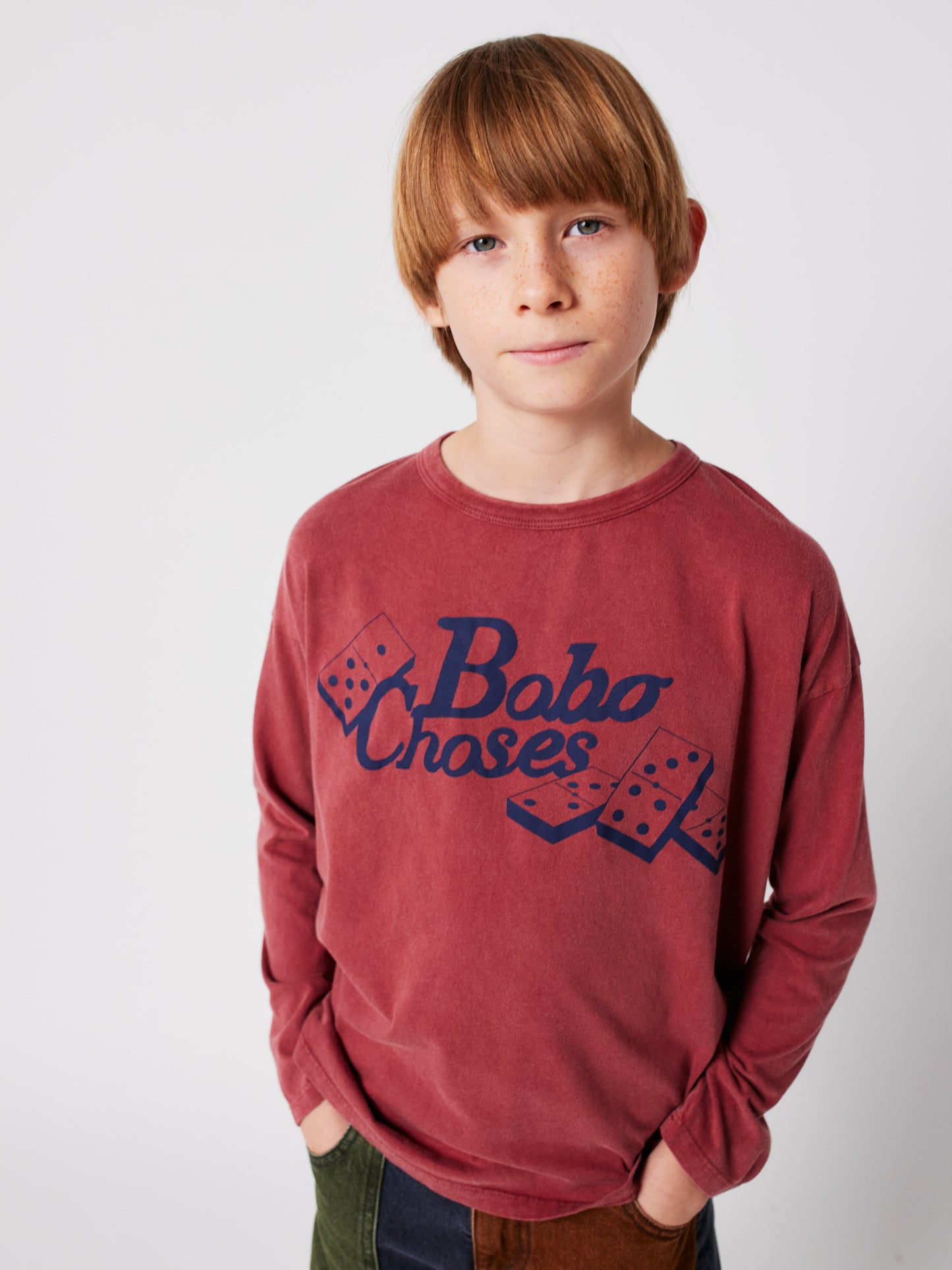 52B.B225AC014_211 # Παιδική Μακρυμάνικη Μπλούζα Dominos