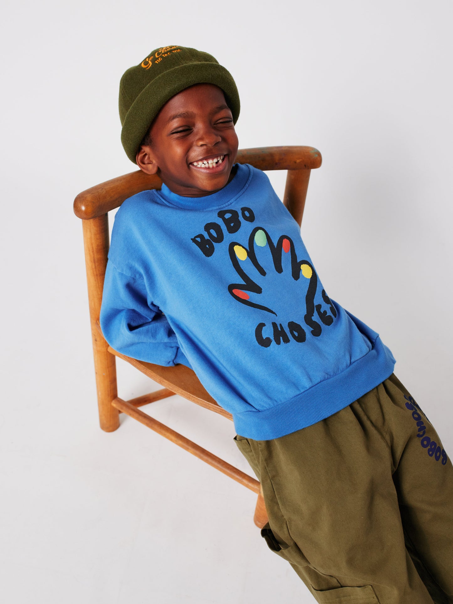 52B.B225AC035_421 # Kids Sweatshirt High Five