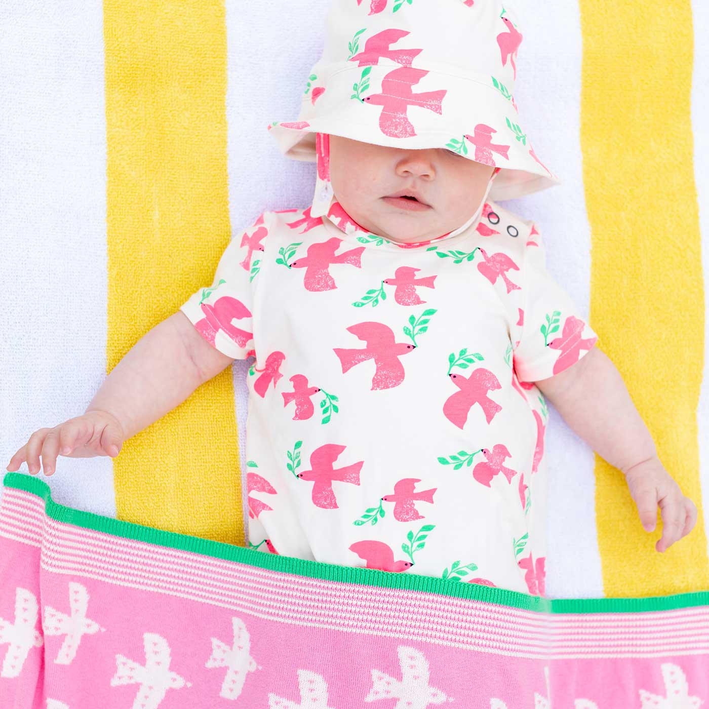 Βρεφικό Κοντομάνικο Φορμάκι Doves